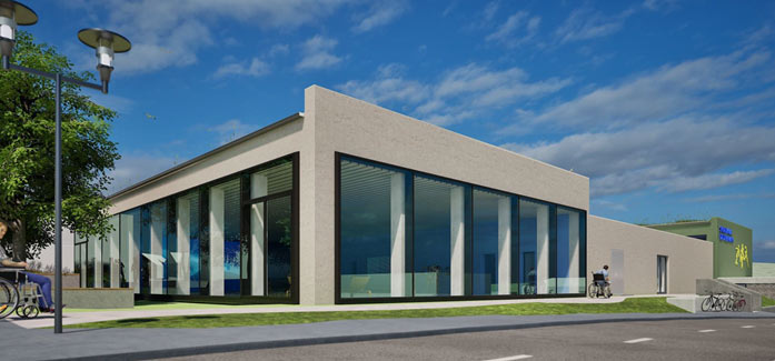 Schwimmbad mit Turnhalle Dittelbrunn